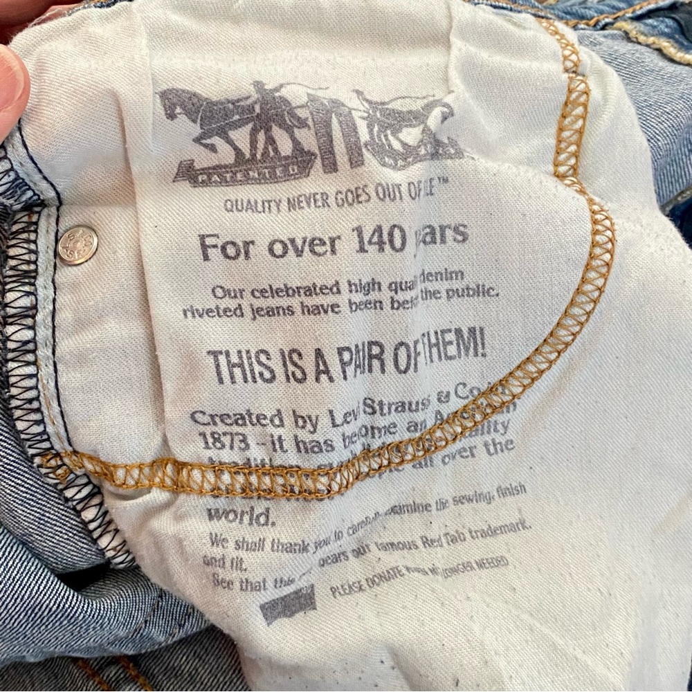 Men’s Levi’s Classic 511 Slim Fit, 33 x 30, Faded Blue - Picture 5 of 5